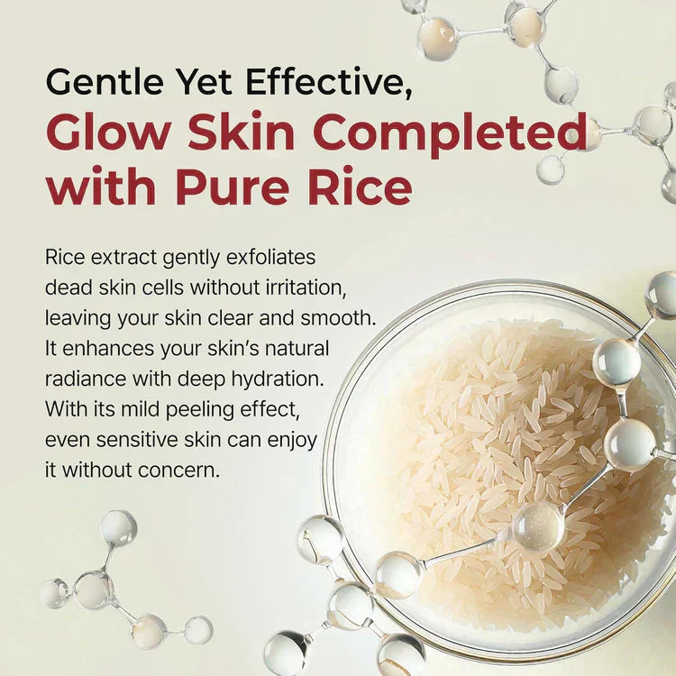 Final 3 Hours: 40% OFF🔥 Gentle Exfoliator Glow Rice Ampoule-Suitable for All Skin Types