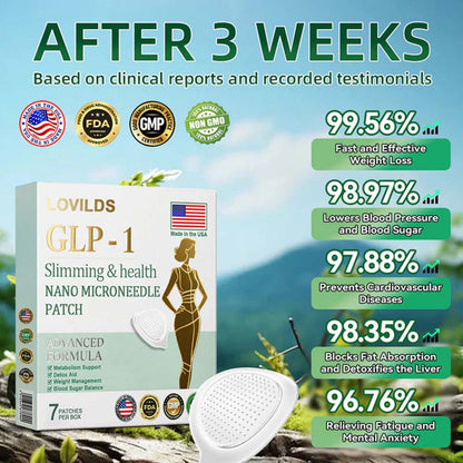 【Last Day Promotion 80% OFF🔥】LOVILDS™ NIDDK-Tirzepatide Slimming & health NANO MICRONEEDLE PATCH🇺🇸👨‍⚕️（Zero Pain, 24/7 Release | Lose 20lbs FAST | 90% Sugar Drop | ）🔥