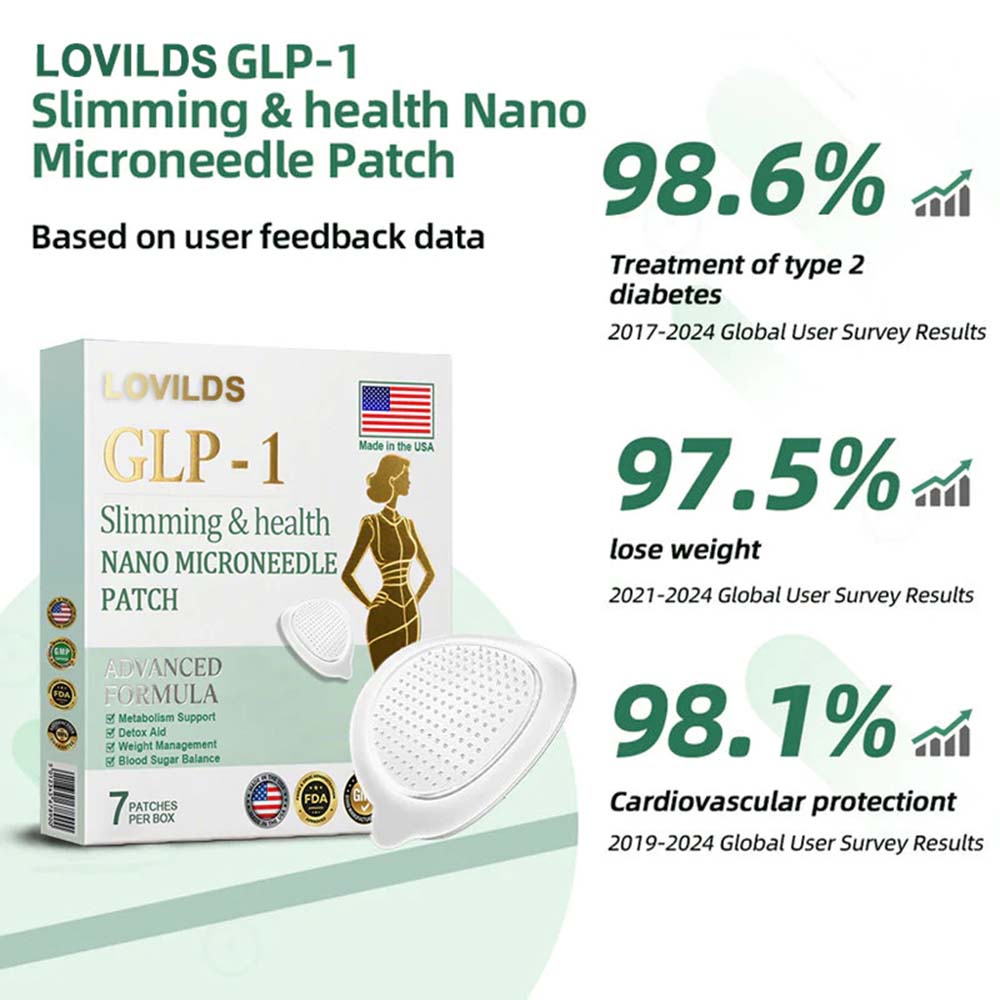 【Last Day Promotion 80% OFF🔥】LOVILDS™ NIDDK-Tirzepatide Slimming & health NANO MICRONEEDLE PATCH🇺🇸👨‍⚕️（Zero Pain, 24/7 Release | Lose 20lbs FAST | 90% Sugar Drop | ）🔥